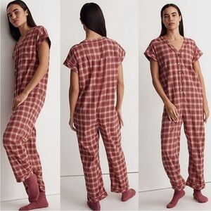 Madewell Flannel Plaid Onesie